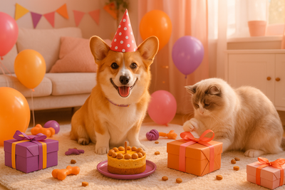 🥳 Топ‑7 ідей, як відсвяткувати день народження песьо або котьо