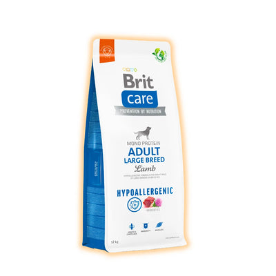 Brit Care Hypoallergenic Large Breed Adult сухий корм для собак 12 кг - ягня - pawow.com.ua