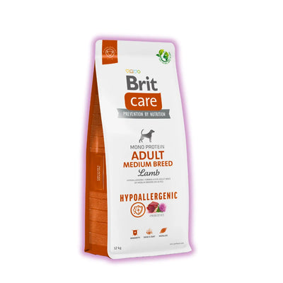 Brit Care Hypoallergenic Medium Breed Adult сухий корм для собак 12 кг - ягня
