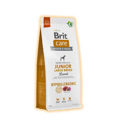 Cухий корм для собак Brit Care Hypoallergenic Large Breed Junior 12 кг - ягня - pawow.com.ua