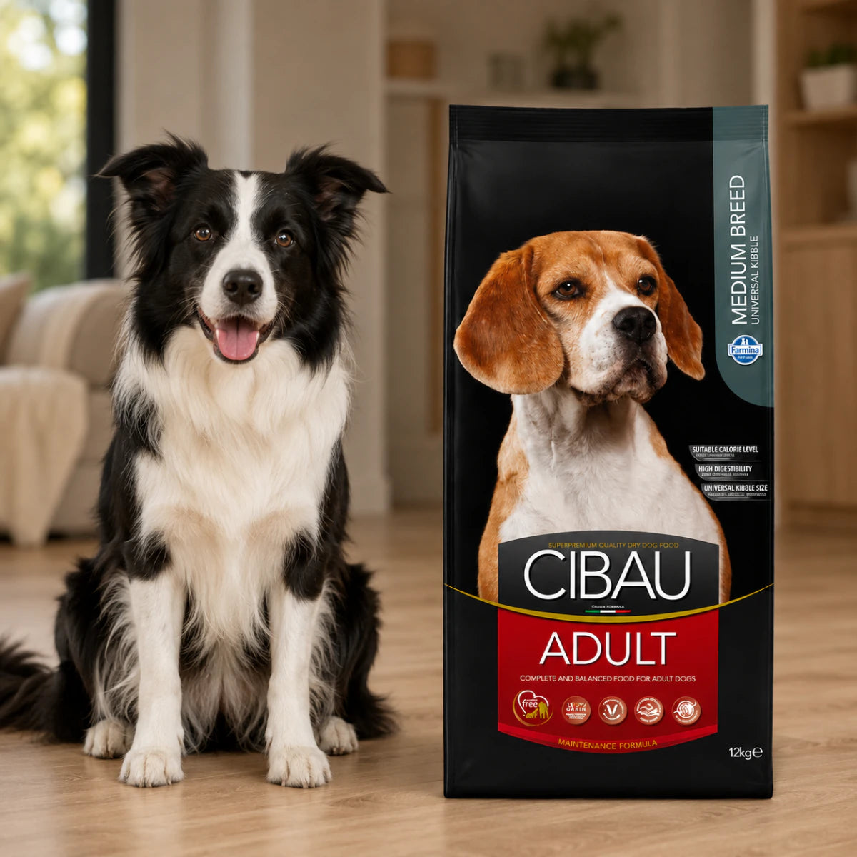 Сухий корм Farmina Cibau Adult Medium з куркою для дорослих собак середніх порід, промофото - pawow.com.ua