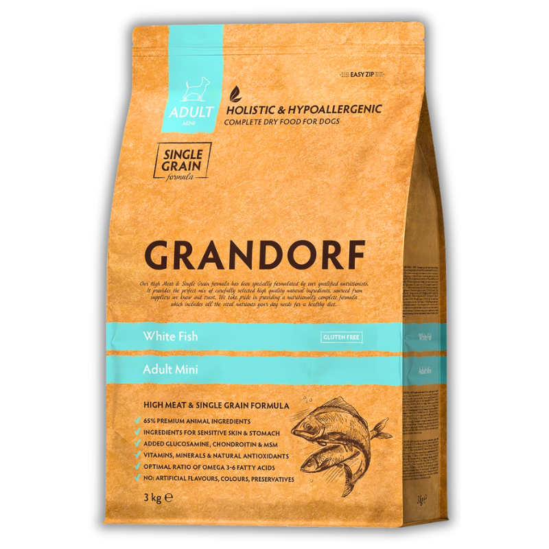 Grandorf White Fish Adult Dog Mini Breeds