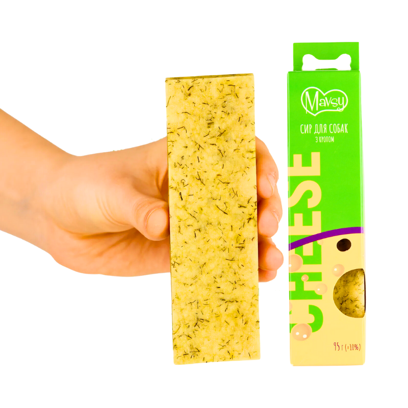 Упаковка ласощів Mavsy Cheese Stick Dill 95г