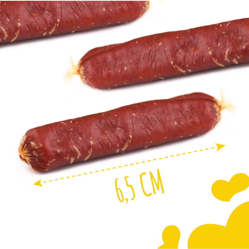 Розмір ласощів для собак Mavsy Dried DUCK Sausage сосиски з качки