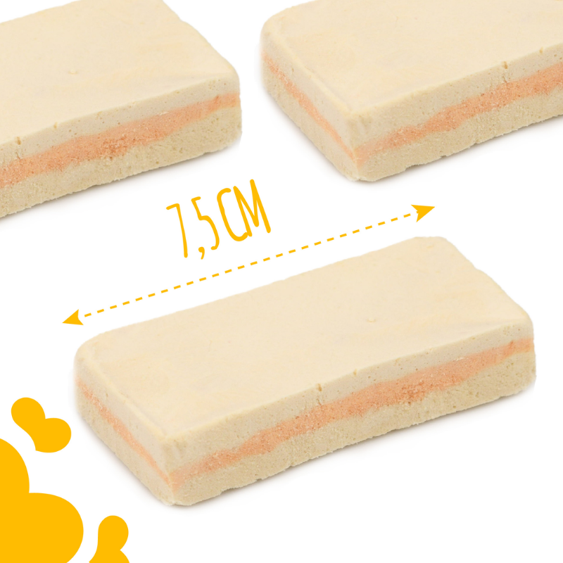 Розмір ласощів для собак від 3-х місяців Mavsy Freeze dried CHEESECAKE WITH APPLE, CRANBERRIES AND MANGO чізкейк з яблуком, журавлиною та манго