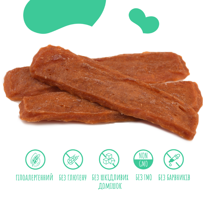 Критерії якості ласощів дієтичні для собак з чутливим травлення Mavsy RABBIT chips з м'яса кролика