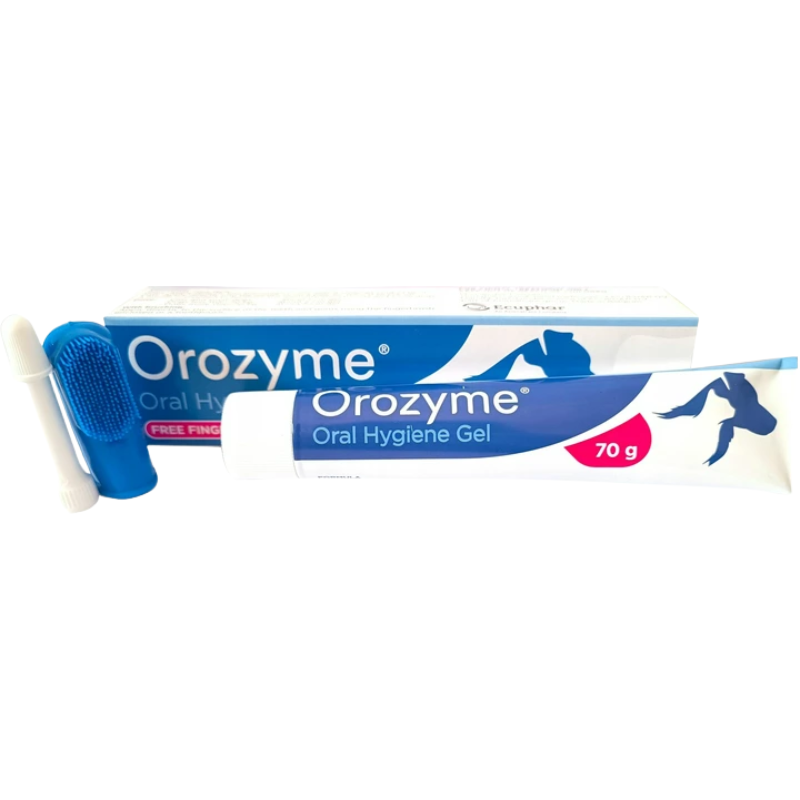 Гель для собак і котів Orozyme для боротьби з проблемами зубів та ясен, 70 г (1 шт)