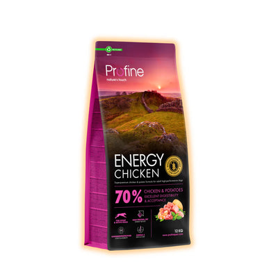 Cухий корм для собак Profine Energy 12 кг - курка та картопля - pawow.com.ua