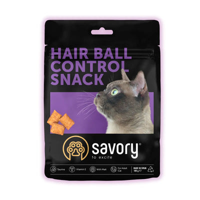 Savory Hair Ball Control Snack ласощі для котів 180 г - курка