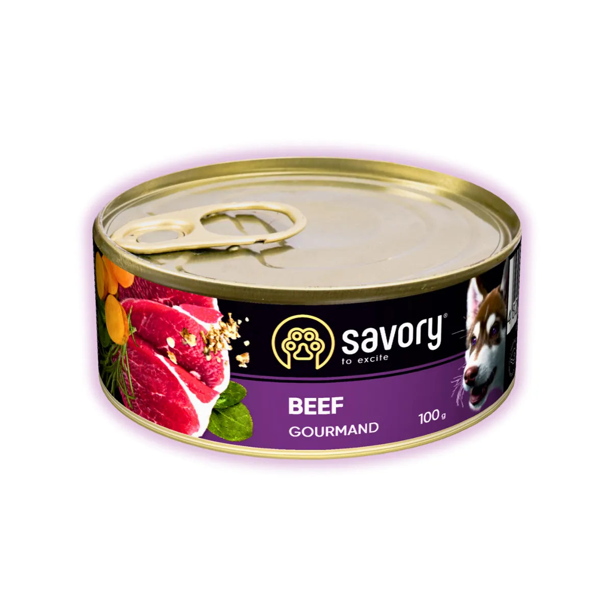 Savory Adult вологий корм для собак 100 г - яловичина