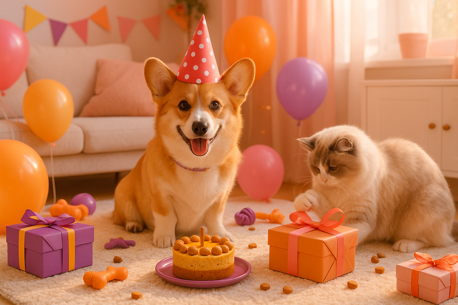 🥳 Топ‑7 ідей, як відсвяткувати день народження песьо або котьо