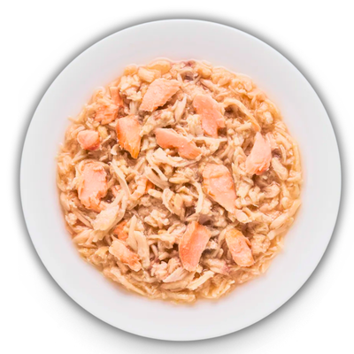 Миска вологого корму Grandorf Wet Chicken Fillet & Salmon Adult Cat All Breeds