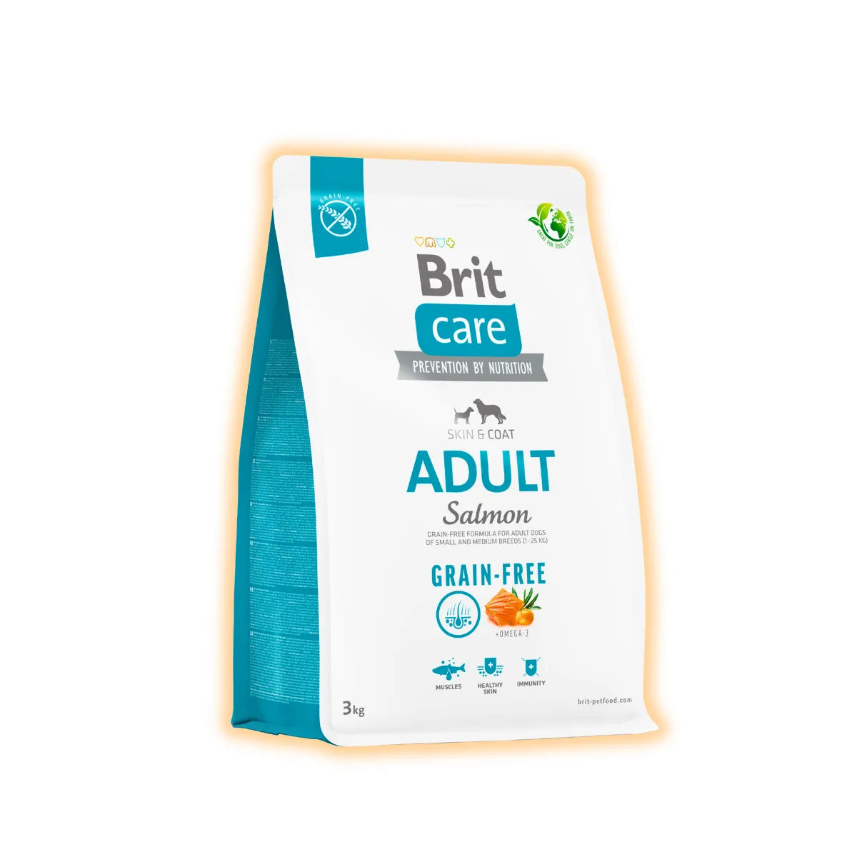 Brit Care Grain-free Adult сухий корм для собак 3 кг - лосось - pawow.com.ua