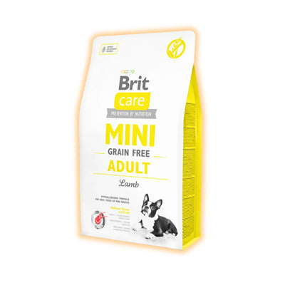 Brit Care Grain Free Mini Adult сухий корм для собак 2 кг - ягня - pawow.com.ua