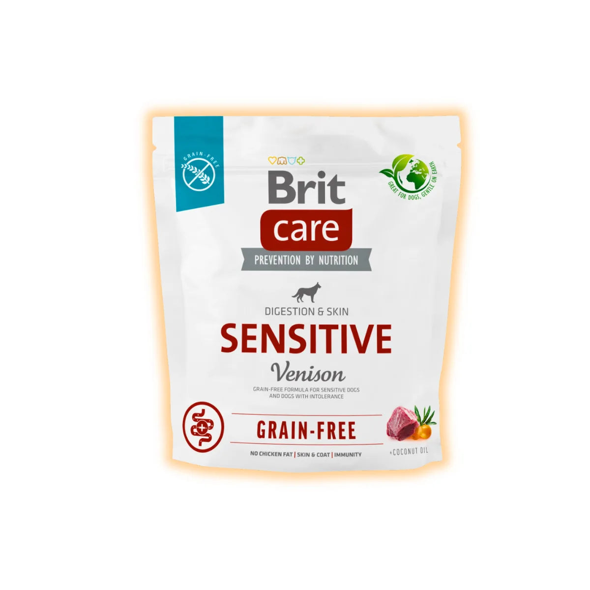 Brit Care Grain-free Sensitive сухий корм для собак 1 кг - оленина - pawow.com.ua