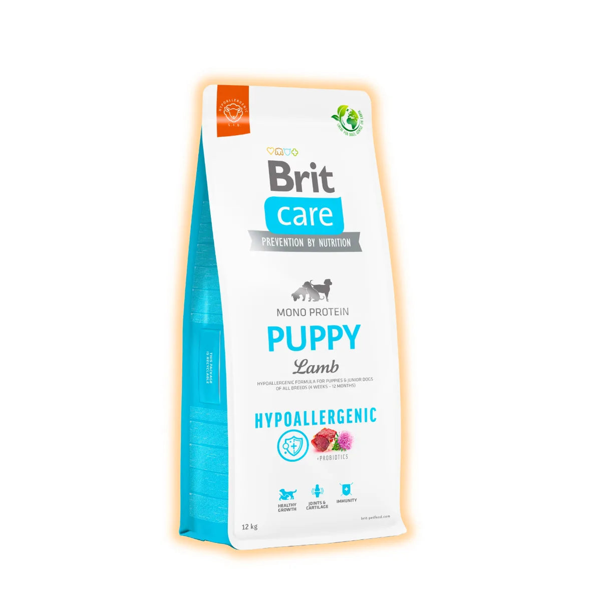 Brit Care Hypoallergenic Puppy сухий корм для цуценят 12 кг - ягня - pawow.com.ua