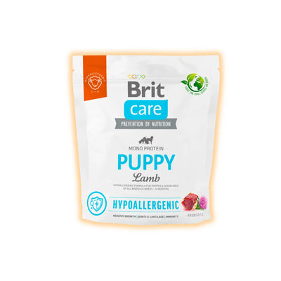 Brit Care Hypoallergenic Puppy сухий корм для цуценят 1 кг - ягня - pawow.com.ua
