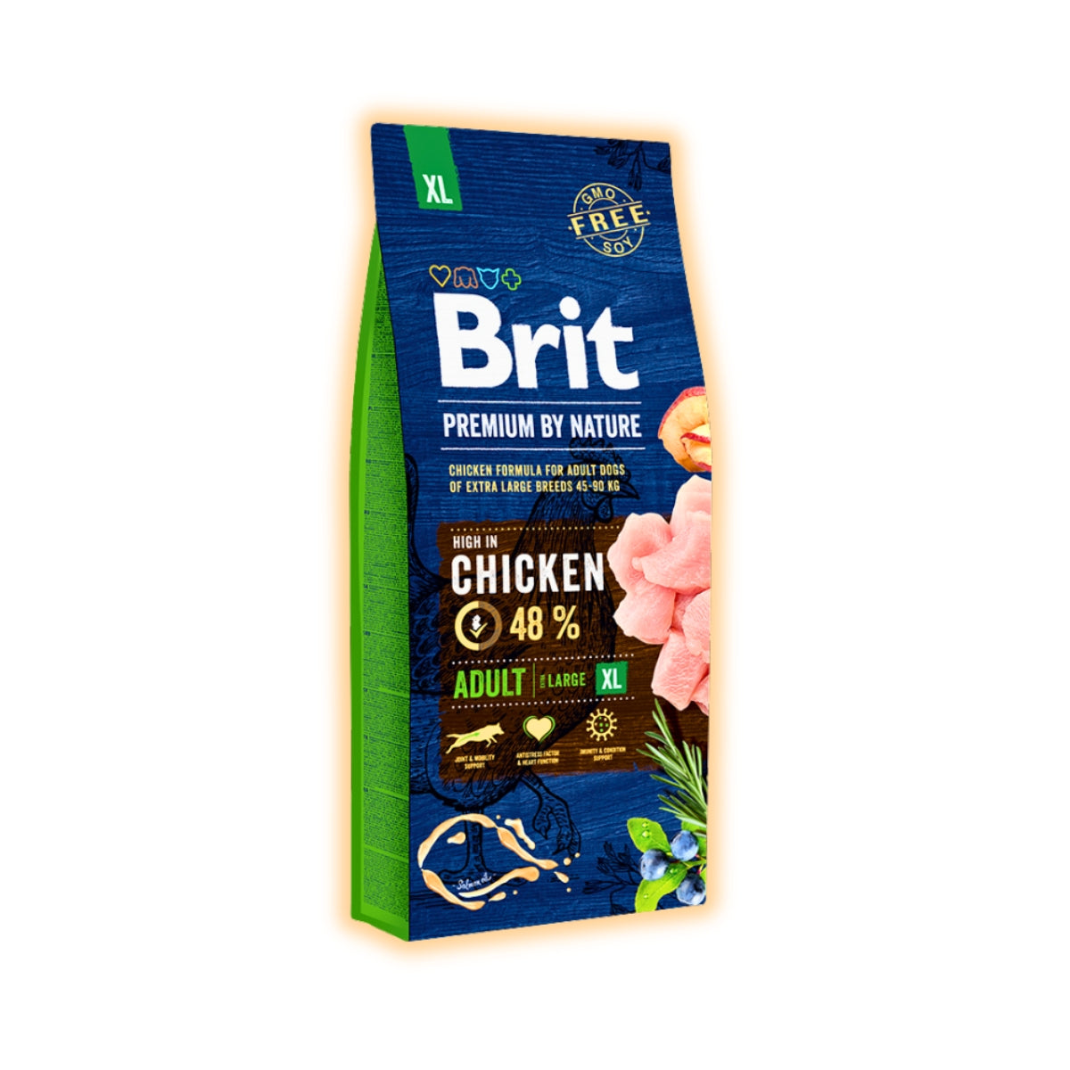 Cухий корм для собак Brit Premium Dog Adult XL 15 кг - курка - pawow.com.ua
