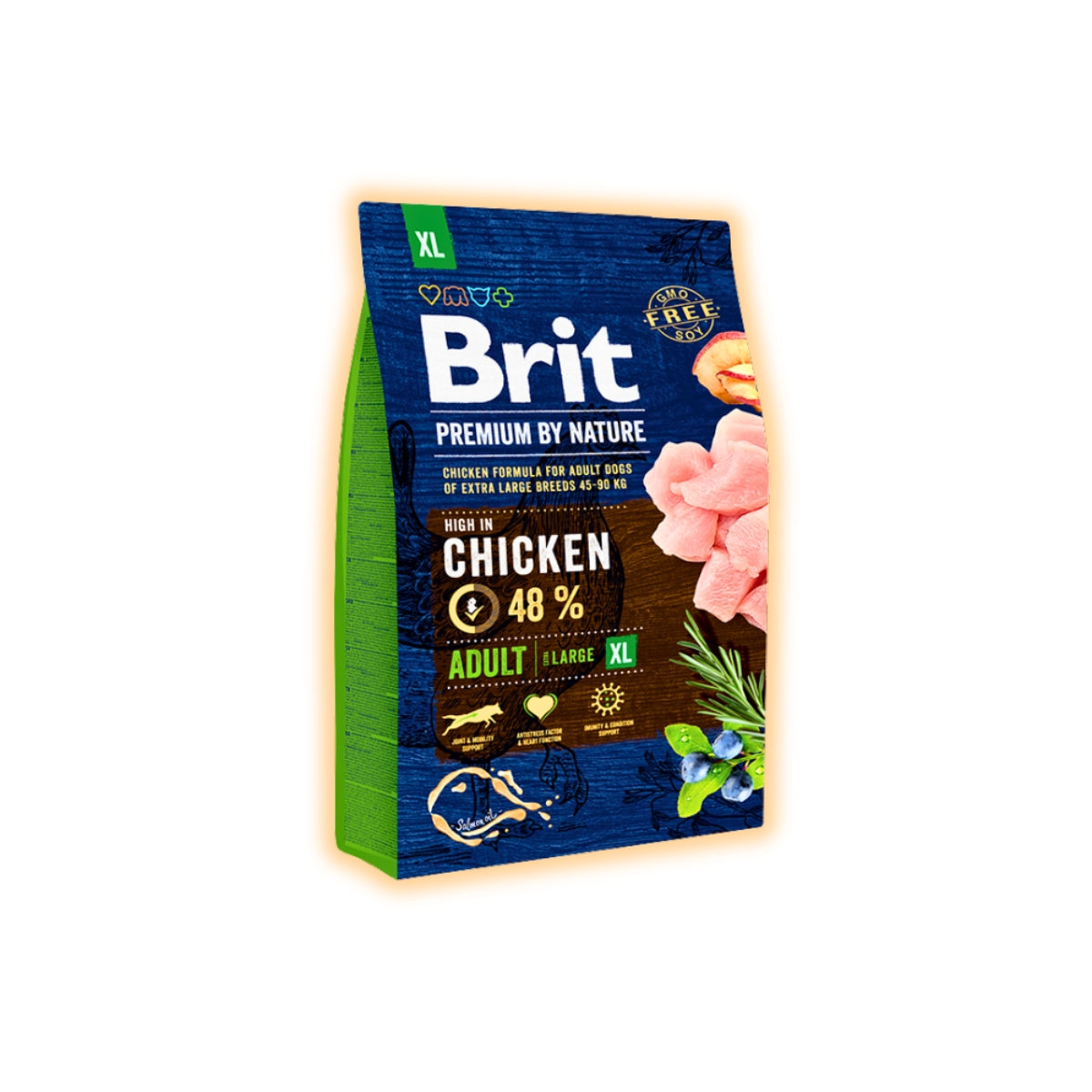 Cухий корм для собак Brit Premium Dog Adult XL 3 кг - курка - pawow.com.ua