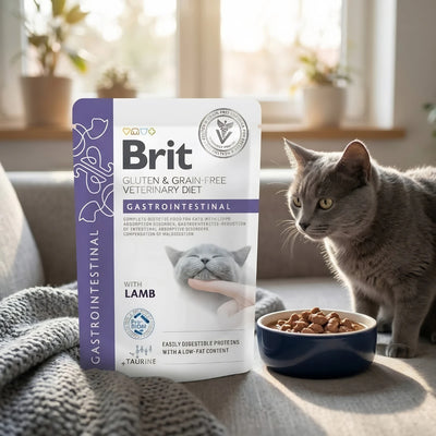 Вологий корм для котів Brit Veterinary Diet Gastrointestinal 85 г - ягня - pawow.com.ua