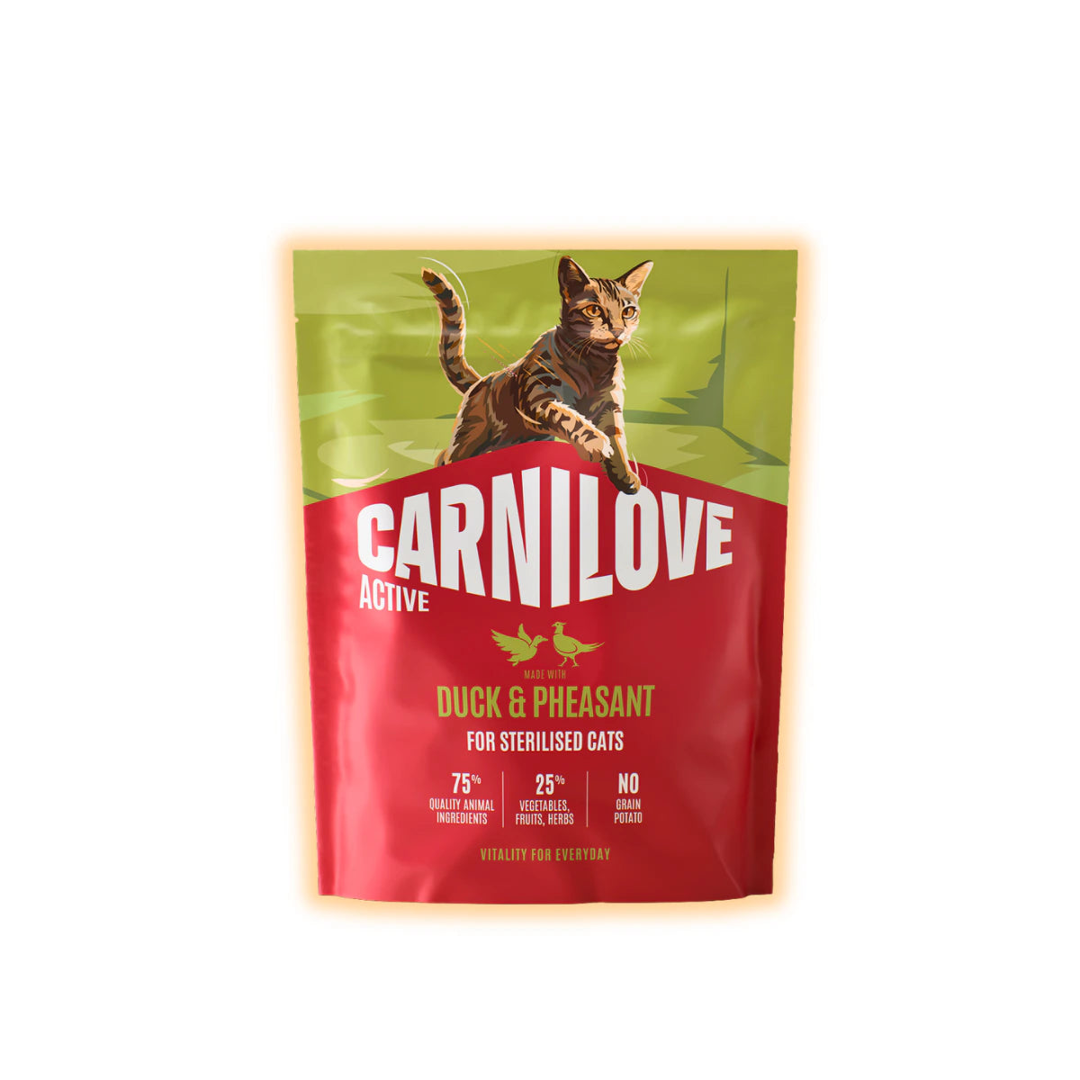 Корм сухий Carnilove Active Duck & Pheasant Sterilised для стерилізованих котів качка і фазан 400 г - pawow.com.ua