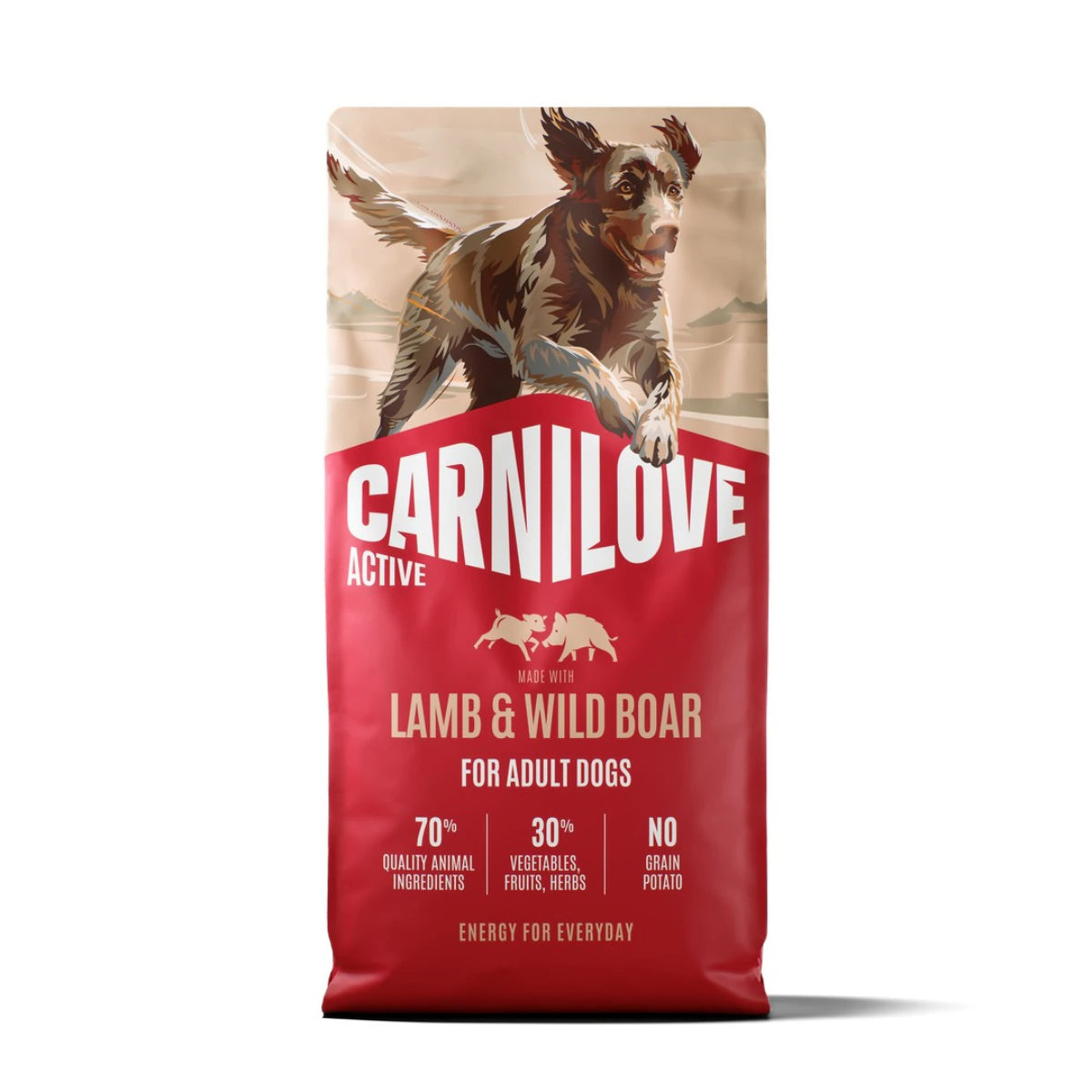 Корм сухий Carnilove Active Lamb & Wild Boar для собак ягня і дикий кабан 12 кг - pawow.com.ua