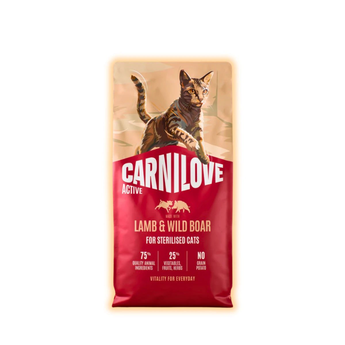 Корм сухий Carnilove Active Lamb & Wild Boar Sterilised для стерилізованих котів ягня і дикий кабан 6 кг - pawow.com.ua
