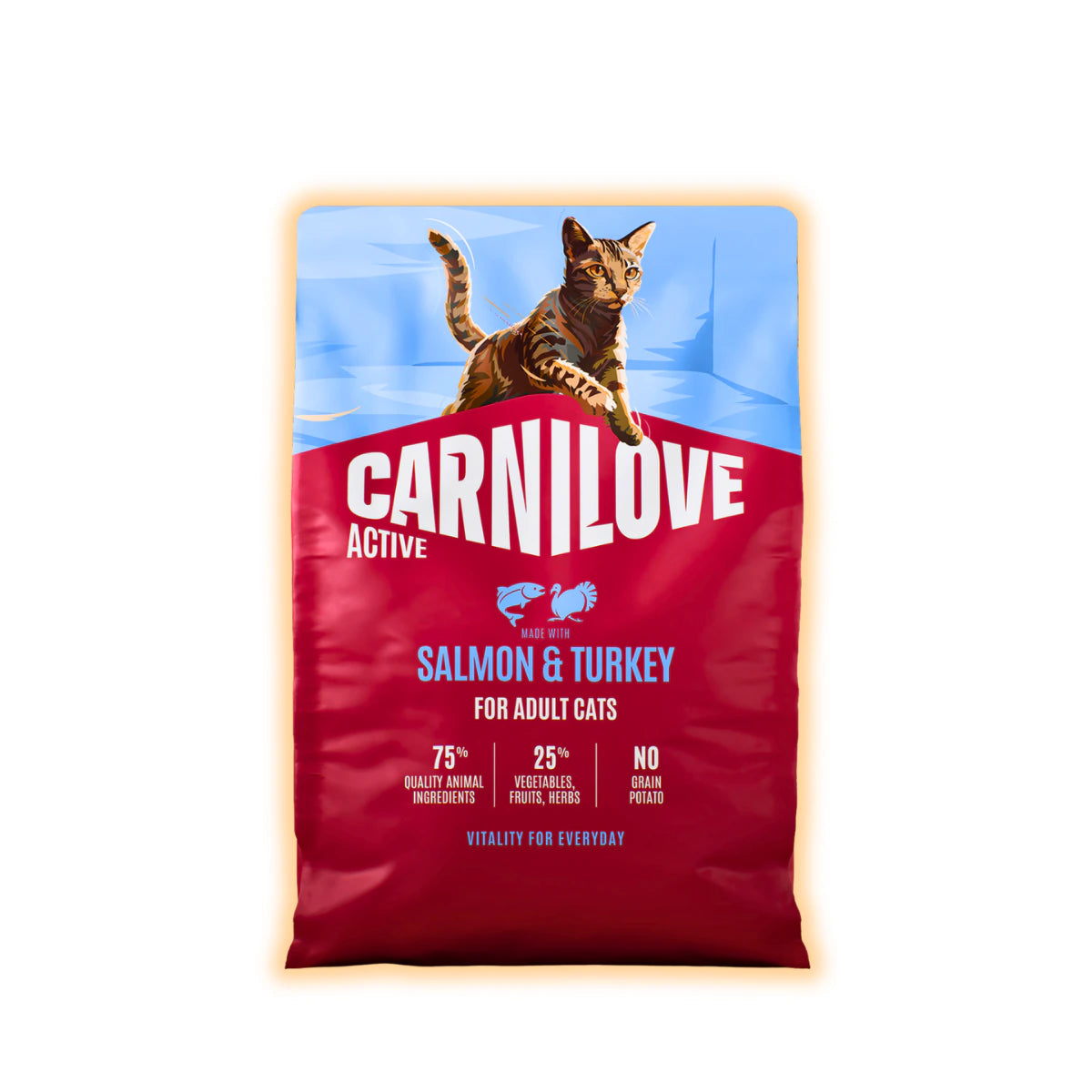 Корм сухий Carnilove Active Salmon & Turkey для котів лосось та індичка 2 кг - pawow.com.ua