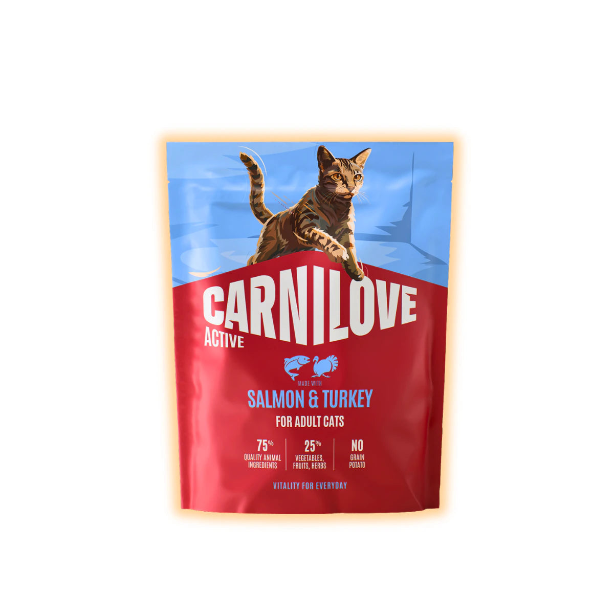 Корм сухий Carnilove Active Salmon & Turkey для котів лосось та індичка 400 г - pawow.com.ua