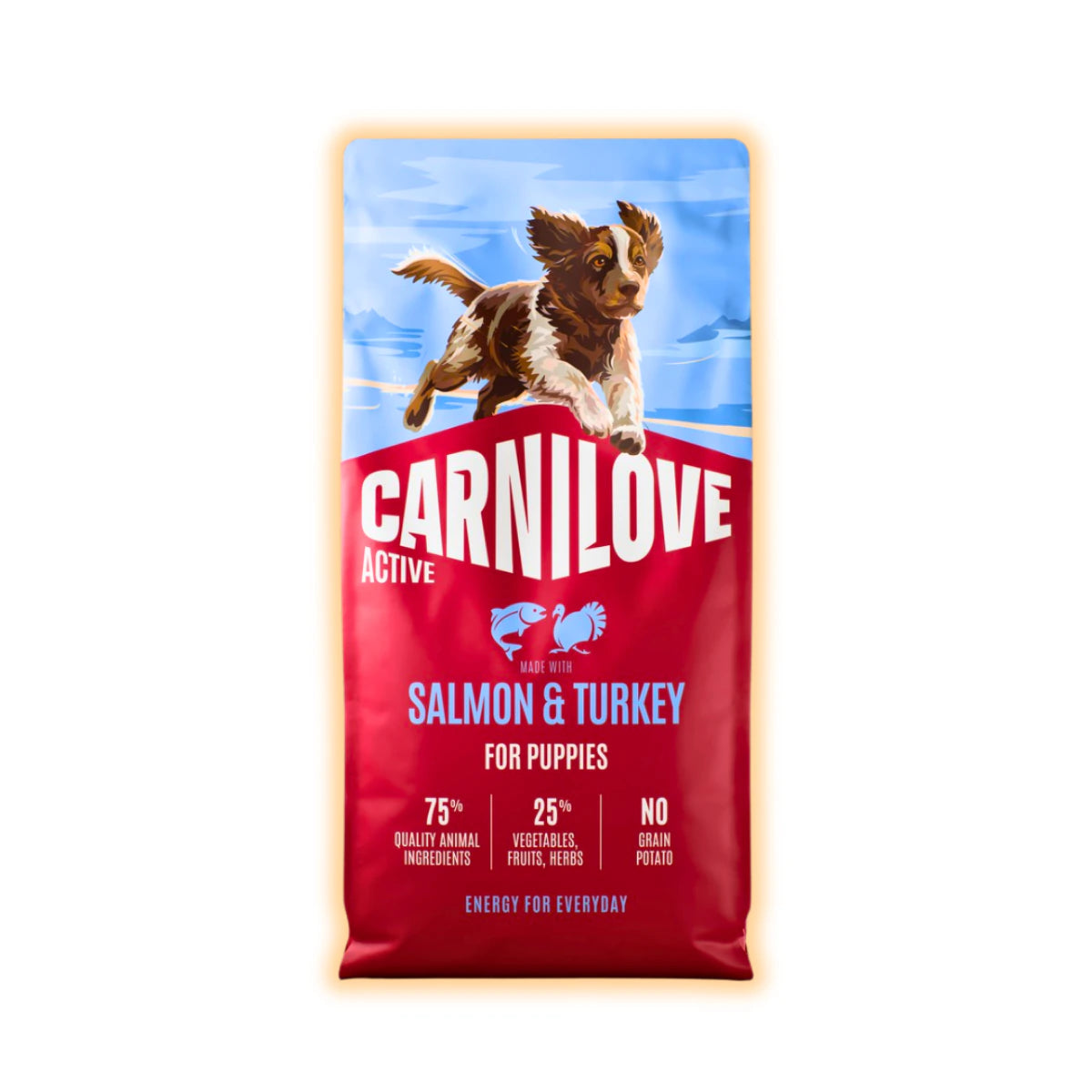Корм сухий Carnilove Active Salmon & Turkey Puppy для цуценят лосось та індичка 12 кг - pawow.com.ua
