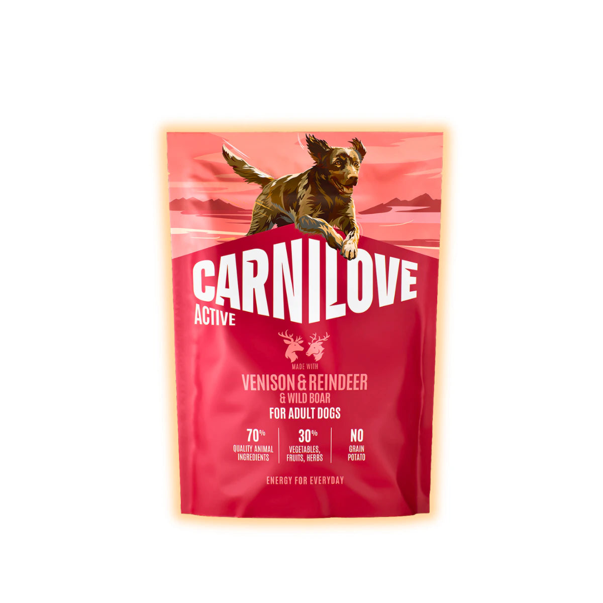 Корм сухий Carnilove Active Venison & Reindeer & Wild Boar Active Adults для активних cобак оленина і дикий кабан 1.5 кг - pawow.com.ua
