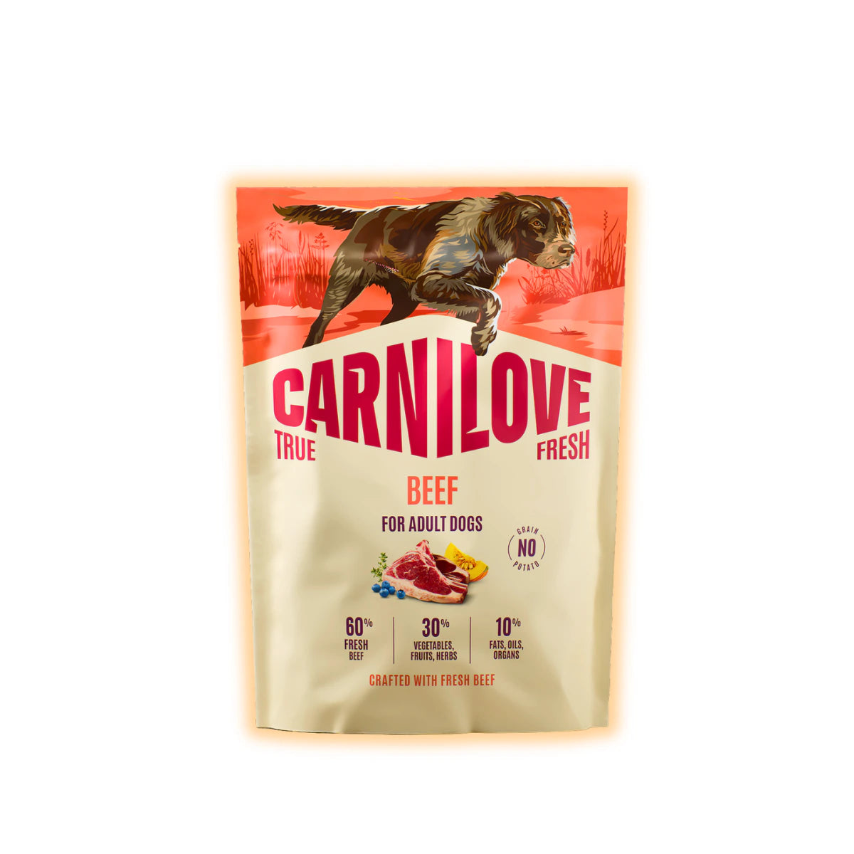 Корм сухий Carnilove True Fresh Beef для cобак яловичина 1.5 кг - pawow.com.ua