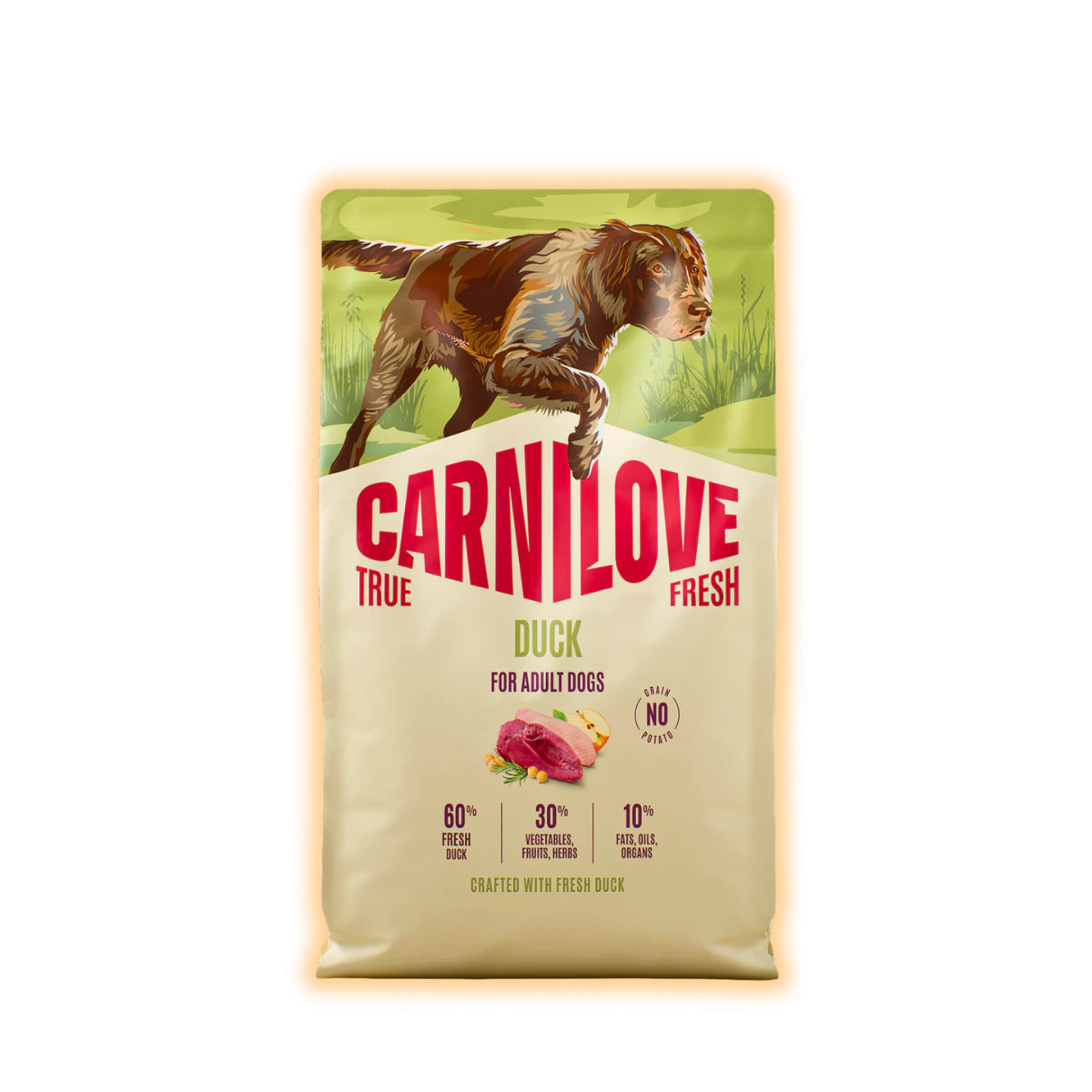Корм сухий Carnilove True Fresh Duck для cобак качка 4 кг - pawow.com.ua