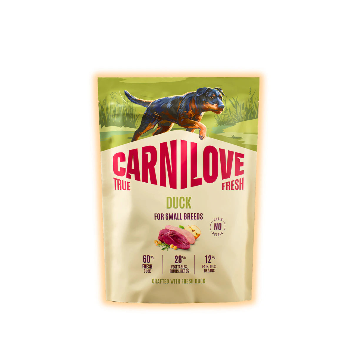 Корм сухий Carnilove True Fresh Duck Small Breed для cобак малих порід качка 1.5 кг - pawow.com.ua