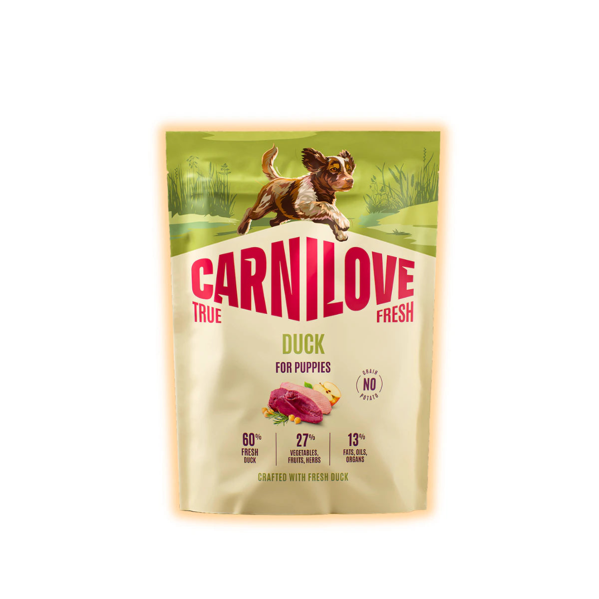 Корм сухий Carnilove True Fresh Puppy для цуценят качка 1.5 кг - pawow.com.ua