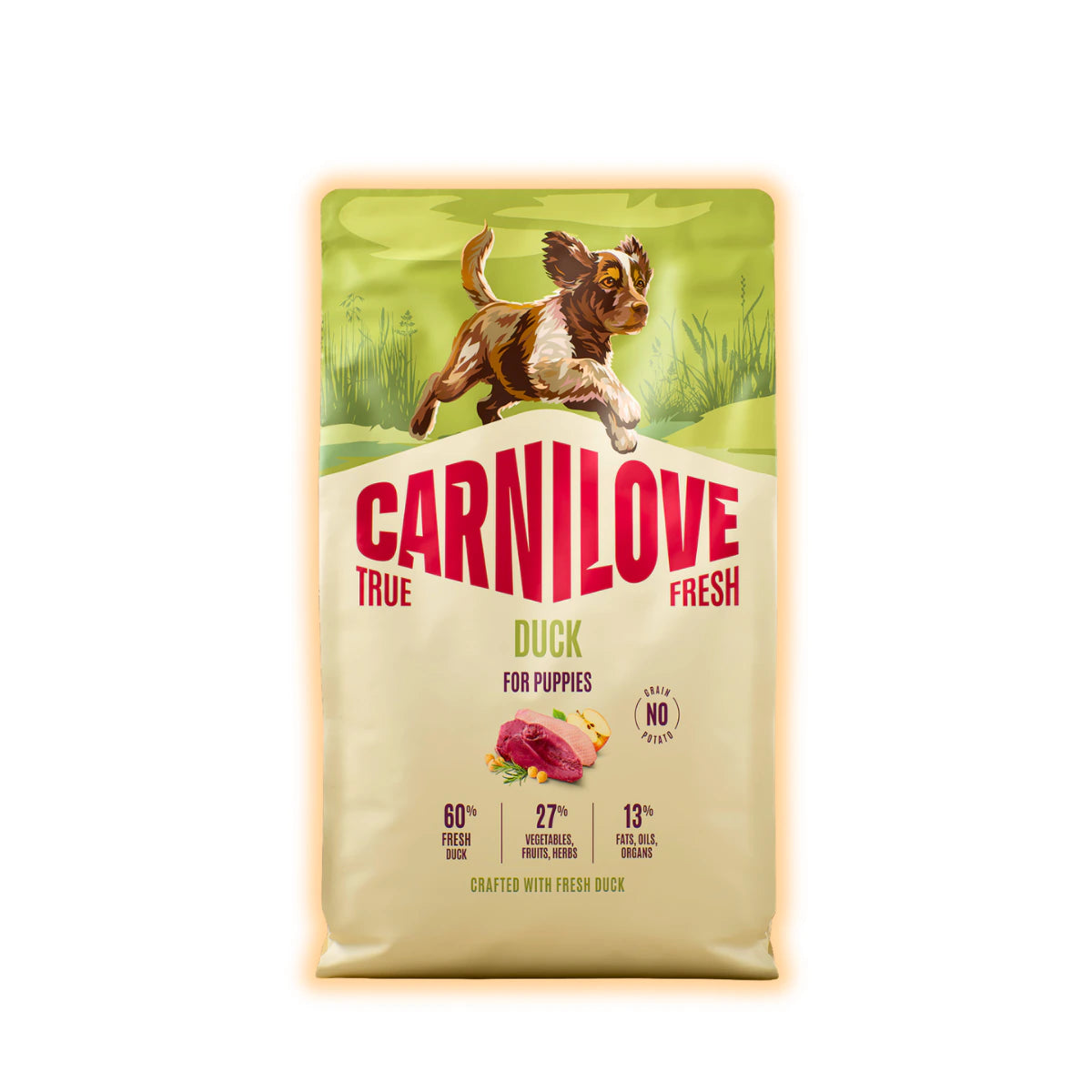 Корм сухий Carnilove True Fresh Puppy для цуценят качка 4 кг - pawow.com.ua