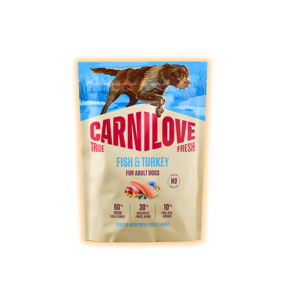 Корм сухий Carnilove True Fresh Fish & Turkey для cобак риба та індичка 1.5 кг - pawow.com.ua