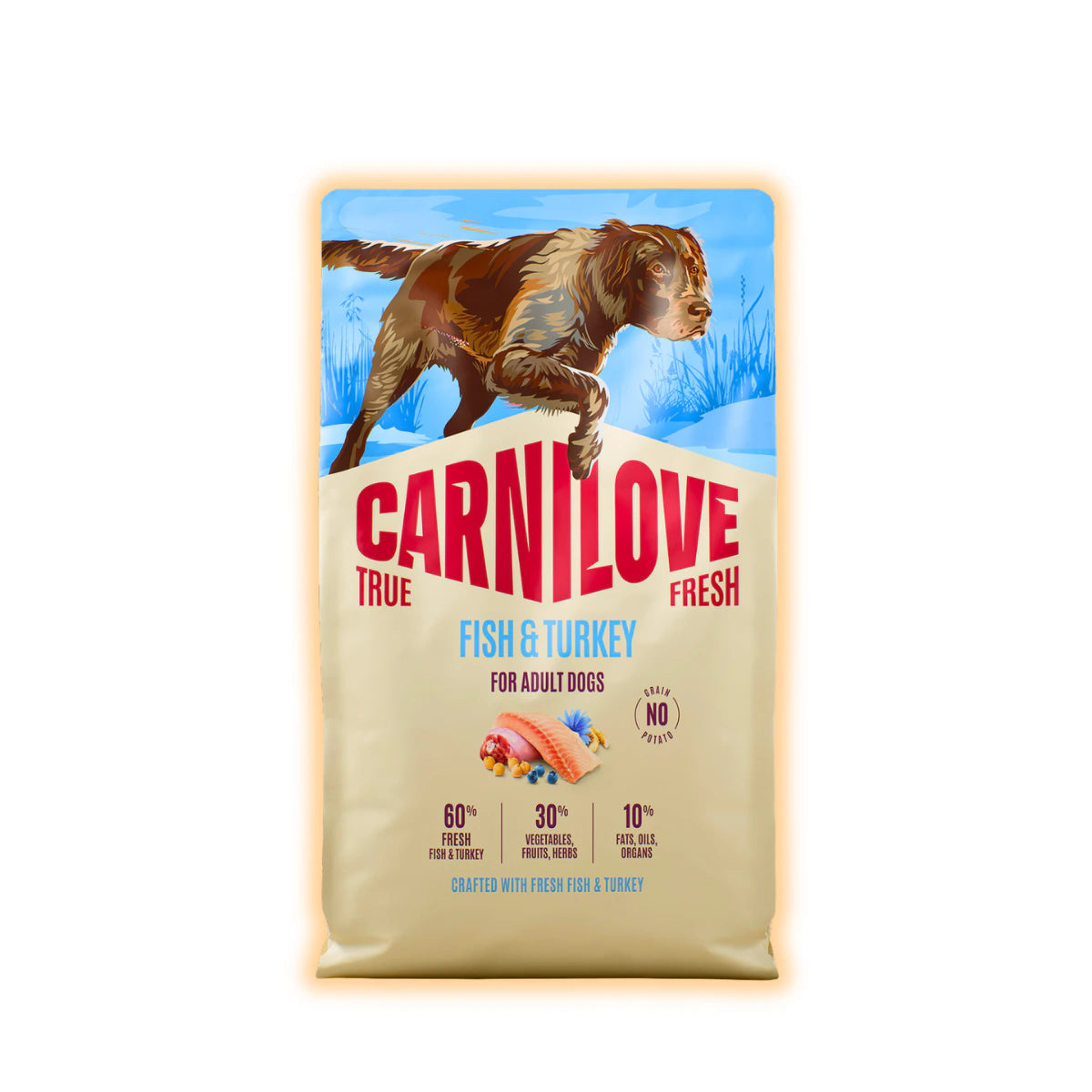 Корм сухий Carnilove True Fresh Fish & Turkey для cобак риба та індичка 4 кг - pawow.com.ua