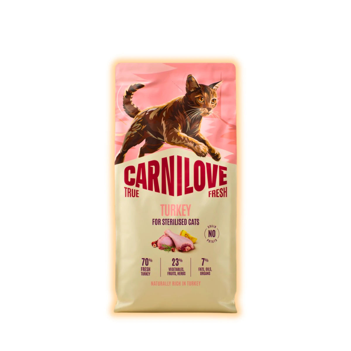 Корм сухий Carnilove True Fresh Turkey Sterilised для стерилізованих котів індичка 6 кг - pawow.com.ua
