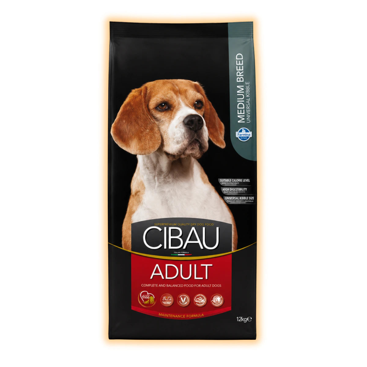 Сухий корм Farmina Cibau Adult Medium з куркою для дорослих собак середніх порід, 12 кг - pawow.com.ua