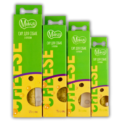 Упаковка Mavsy Cheese Stick Dill усіх розмірів