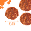 Розмір ласощів для собак від 3-х місяців Mavsy Refined jerky DUCK CHIPS WITH CHIA SEEDS AND CARROTS чіпси з качки з насінням чіа та морквою