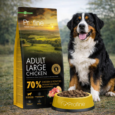 Cухий корм для собак Profine Adult Large - курка та картопля, промофото - pawow.com.ua