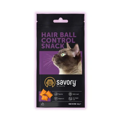 Savory Hair Ball Control Snack ласощі для котів 60 г - курка