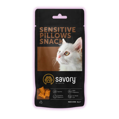 Savory Sensitive Pillows Snack ласощі для котів 60 г - курка