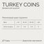 Джерки Savory Puppy Coins With Turkey, монетки для цуценят з індичкою, рекомендації щодо годування